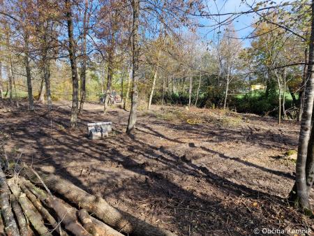 Vzdrževalna dela ob Kamniški Bistrici v naselju Šmarca in Nožice  (3)